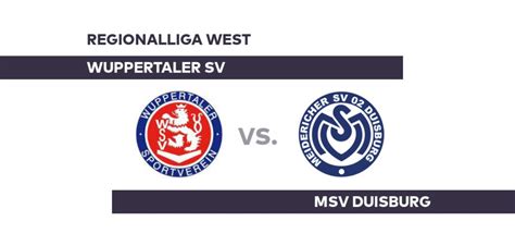 Wuppertaler Sv Msv Duisburg Duisburg Seit Zehn Spielen Ohne Pleite