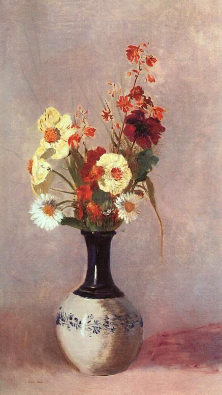 Vase Of Flowers Date 2 Unknown Painting Odilon Redon Oil Paintings