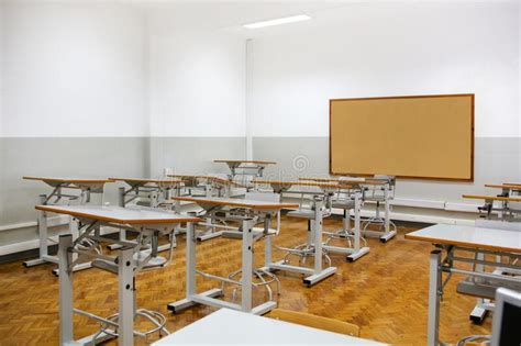 Interior of Secondary Classroom Stock Image - Image of institute ...