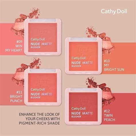 Cathy Doll Nude Matte Blusher เคทดอล นดแมททบลชเชอร 6g LINE