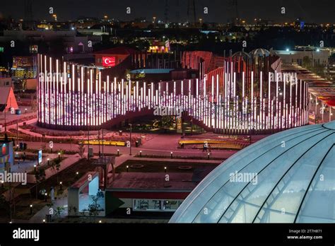 Doha, Qatar - November 11, 2023: The international horticultural expo ...