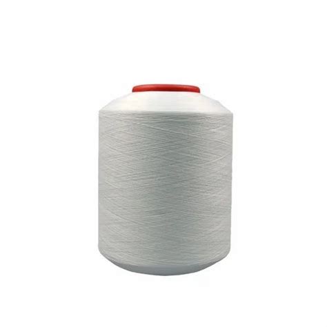 Grey Plain White Crimped Nylon Yarn For Knitting Weaving Lustre Semi