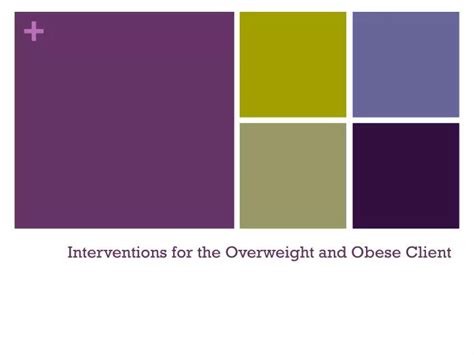 PPT Interventions For The Overweight And Obese Client PowerPoint