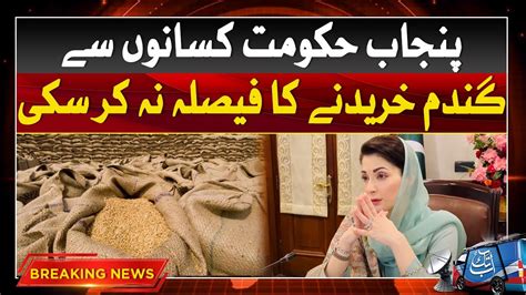 Wheat Purchase Big Decision By Punjab Government Maryam Nawaz