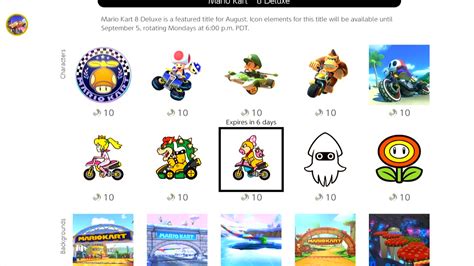 Round 4 Of Mario Kart 8 Deluxe Icon Parts Available For Nintendo Switch