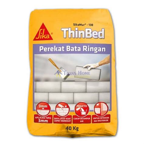 Perekat Bata Ringan Sika Mur 130 Thunbed 40 KG SIKA Trans Home