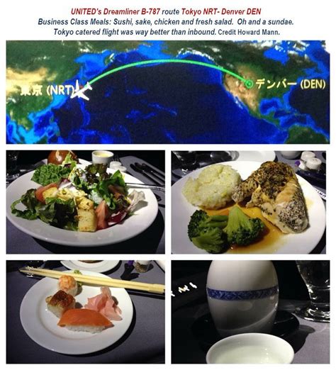 United Airlines Dreamliner B 787 Denver To Tokyo