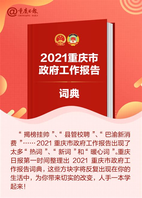 词典丨看政府工作报告中的 “热词”“新词”“暖心词”日报