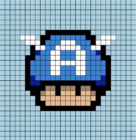 Captain America Mushroom Pixel Art Dibujitos Sencillos Dibujos En