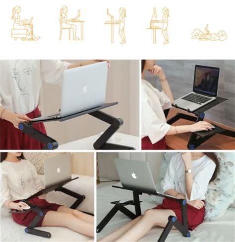 Adjustable Portable Laptop Stand Lazy Lap Sofa Bed Notebook Desk Table