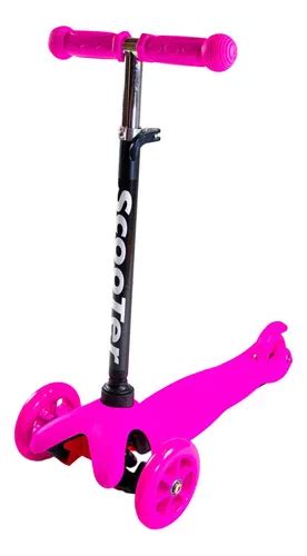 Patinete Infantil Scooter Radical Rodas Cor Rosa Mercadolivre