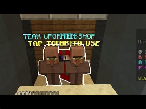 HIDING In A NPC SHOP To WIN In BEDWARS HYPIXEL BEDROCK EDITION YouTube