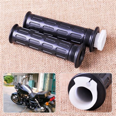 6 41 Know More Motorcycle 1 Pair 78 22mm Throttle Handle Bar Twist Hand Grips Fit For Harley