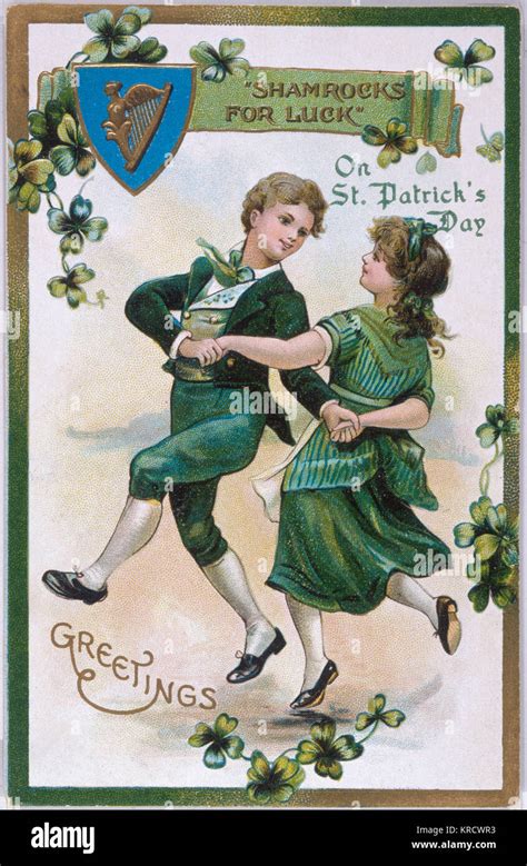 TWO DANCE AN IRISH JIG Stock Photo - Alamy