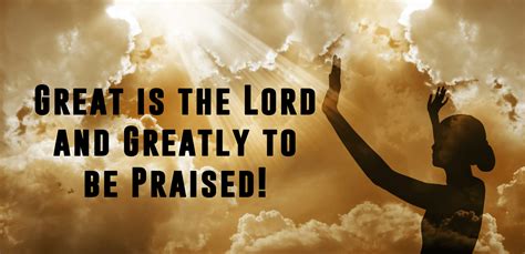 Great Is The Lord So Praise Him