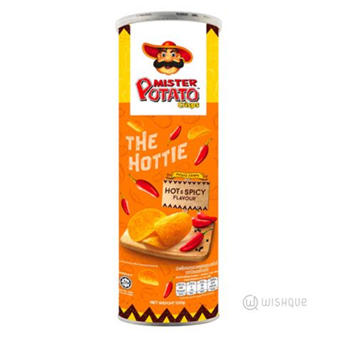 Mister Potato Crisps Hot Spicy Flavour The Hottie 125g