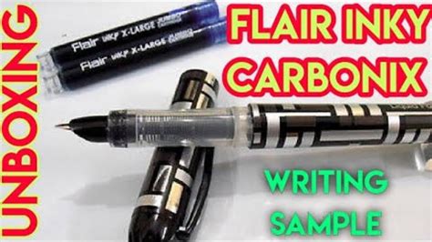 Flair Fountain Pen Inky Unboxing And Review Hindi YouTube