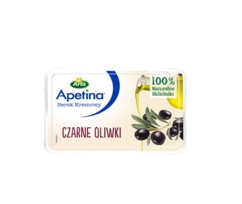 APETINA SEREK KREMOWY Z CZARNYMI OLIWKAMI ARLA 125g Dobre Ceny