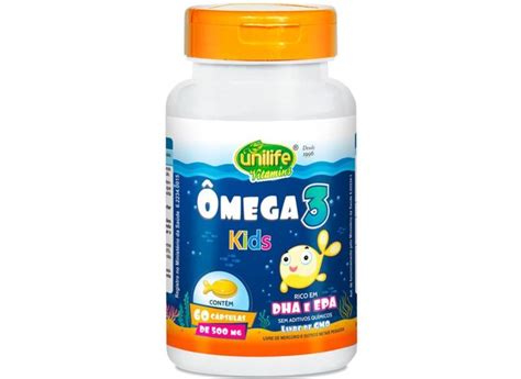 Ômega 3 Kids 60 cápsulas de 500mg em Promoção é no Buscapé