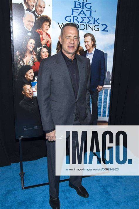 Tom Hanks Bei Der My Big Fat Greek Wedding Kino Premiere Am