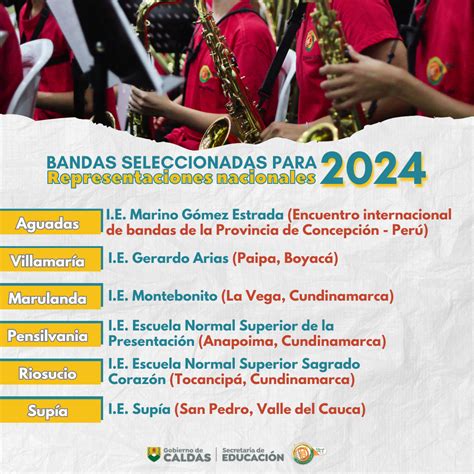 Seis Bandas Estudiantiles De M Sica Representar N A Caldas En Los