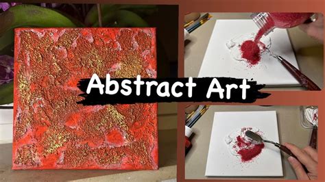 Abstrakte Kunst Step By Step Acrylic Painting Daily Art Therapy Day