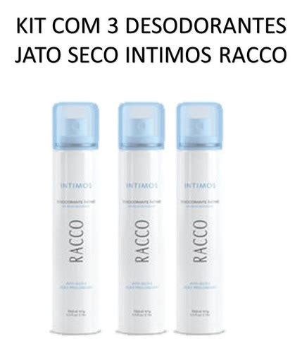 Kit C Desodorante Ntimo Jato Seco Racco Oficial Parcelamento