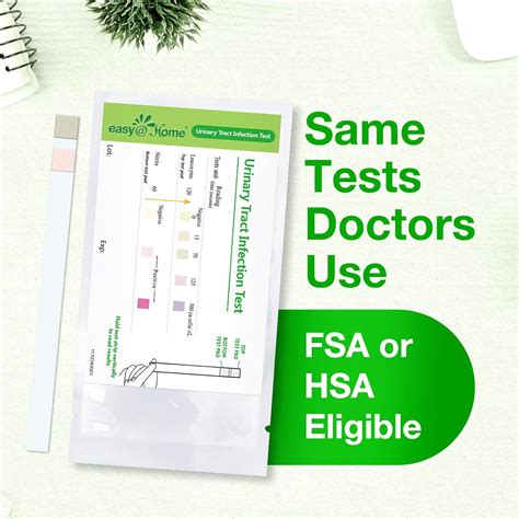 EasyHome 10 tiras de prueba elegibles para la FSA para infección del