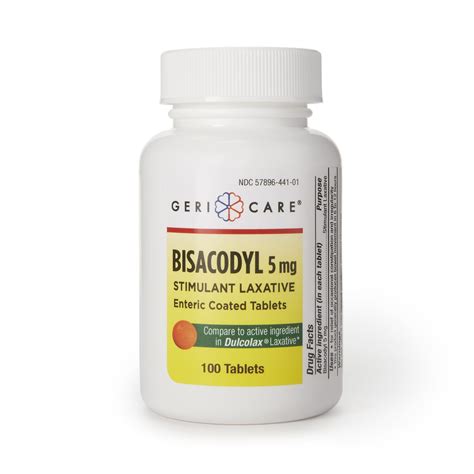 Geri Care Bisacodyl Stimulant Laxative Carewell