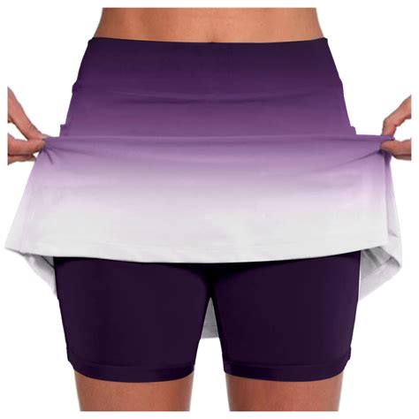 Skorts For Women Athletic Skirts Activewear Skirts With Pocket Solid