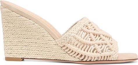 Veronica Beard Ezrah Leather Macrame Wedge Sandals ShopStyle