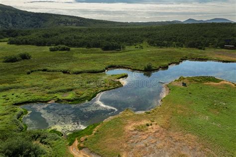 Kamchatka, Nature Park, Russia. Khodutkinskiye Hot Springs at the Foot ...