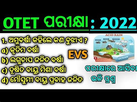 Otet Exam Evs Selected Questions Otet Exam Environmental