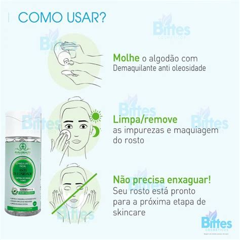 Demaquilante Facial Anti Oleosidade Ph Llebeauty Cosmetics Bittes