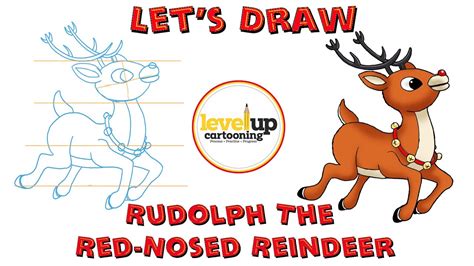 Rudolph Drawing Lesson Easy Youtube