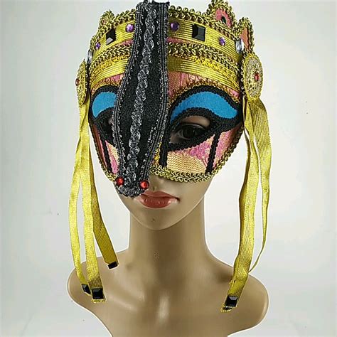 High Quality Mummy King Tut Egyptian Pharaoh Snake Mask Masquerade Party Mask - Buy High Quality ...