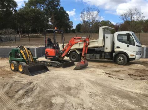 Hire Combo T Excavator Kanga Loader And T Tipper Mini Excavators