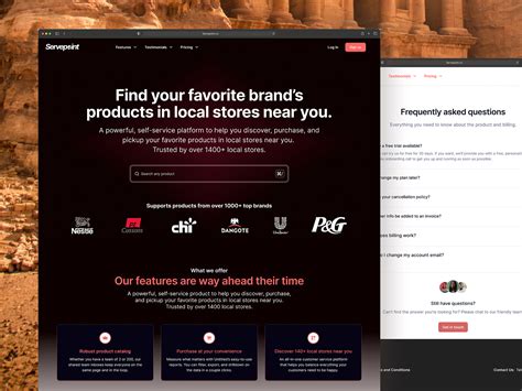 Website Design For A Saas Soluton For Local Supermarkets By Vic