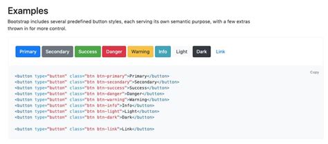 Bootstrap Buttons Classes And Styles Explained