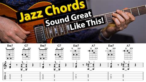 Basic Jazz Guitar Chords Progressions Jens Larsen