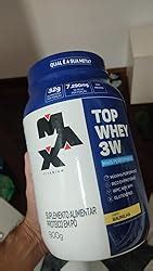 Top Whey 3W Mais Performance 900g Baunilha Max Titanium Amazon Br