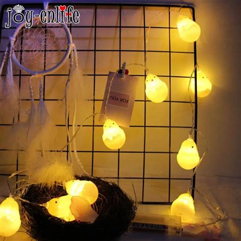 Joy Enlife 1set Chicken Lights String Newborn Led Plastic Childrens