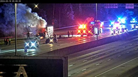 All Lanes Open After Earlier Vehicle Fire On I 7175