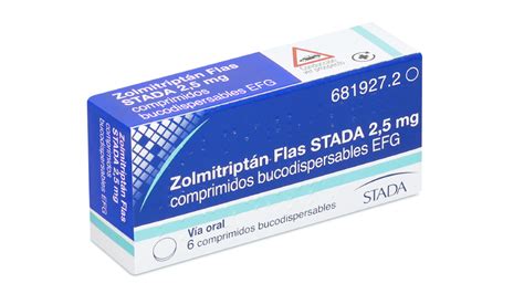 Zolmitriptan Flas Stada Efg 2 5 Mg 6 Comprimidos Bucodispersables