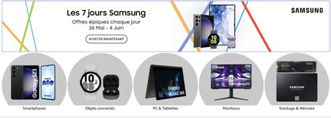 Samsung Days Des Offres Électroniques Immanquables Jusqu à 19