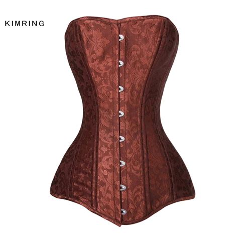 Buy Kimring Plus Size Sexy Long Torso Overbust Corset