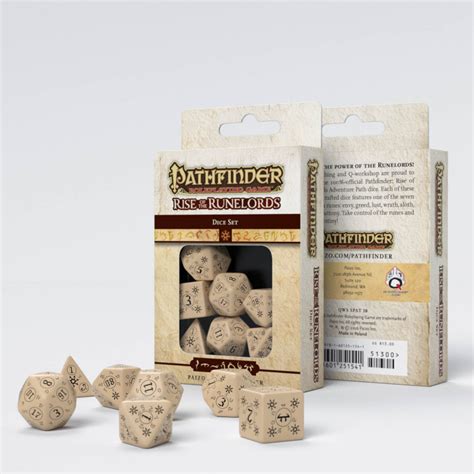 Pathfinder RPG dice set - Adventure Path: Rise of Runelords