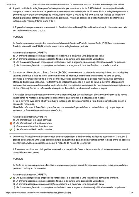 Mercado De Capitais Avalia O I Gabarito Mercado De Capitais