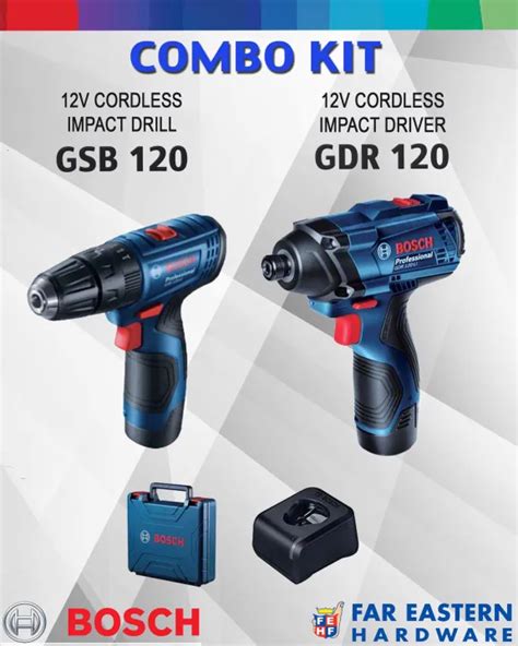 Bosch Gsb Impact Hammer Drill Gdr Impact Driver Cordless