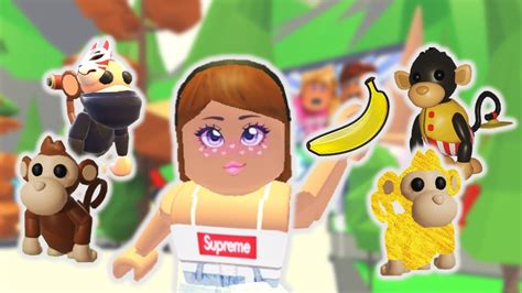 monkey pet coming  adopt  roblox youtube